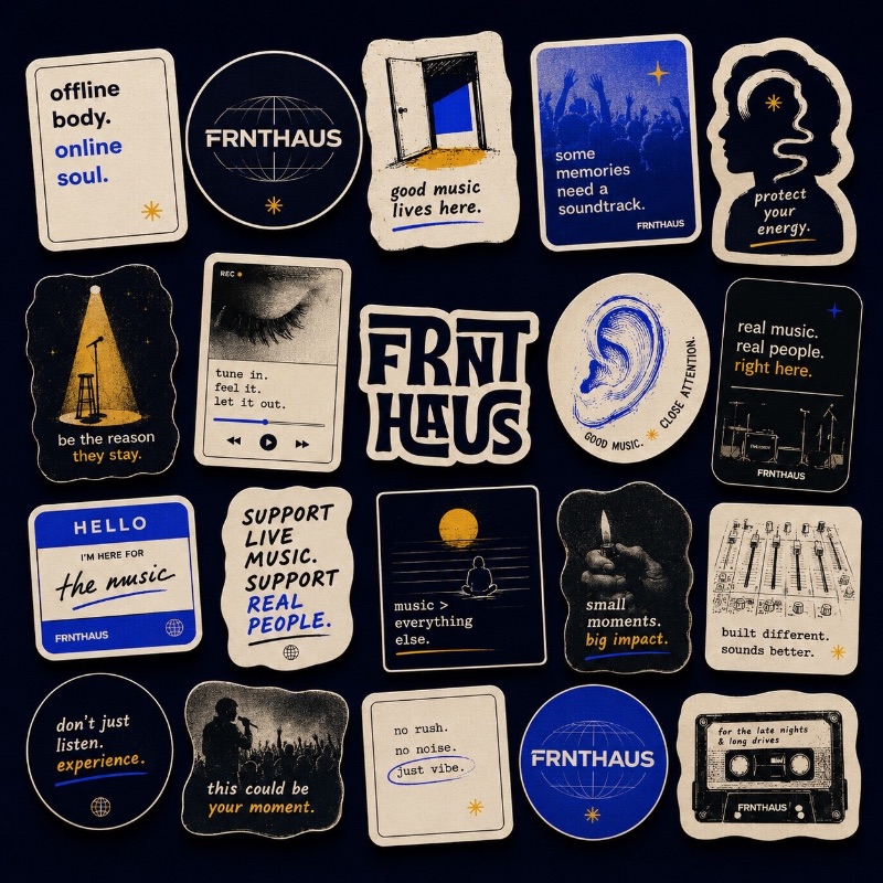 FRNTHAUS sticker pack